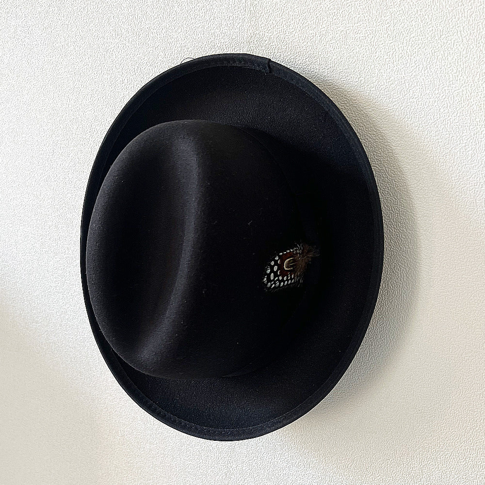 Classic Lined Feather Fedora