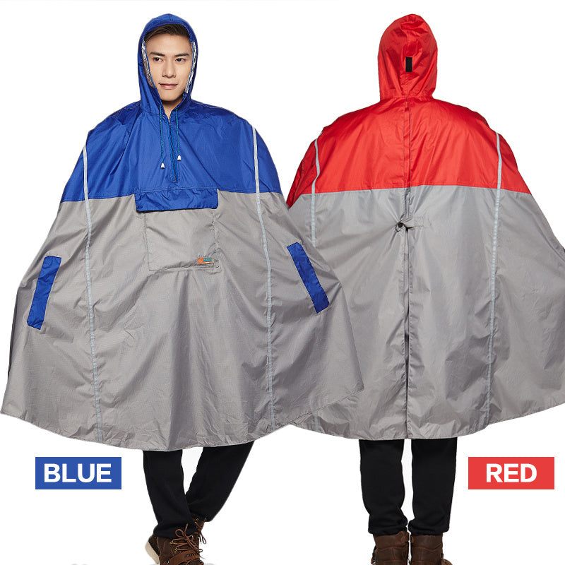 Multifunctional riding raincoat