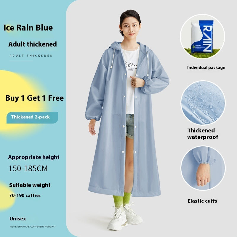 Non-disposable Thickened One-piece Raincoat