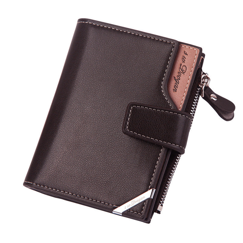 Retro-Inspired Compact Wallet for Men – Stylish & Practical