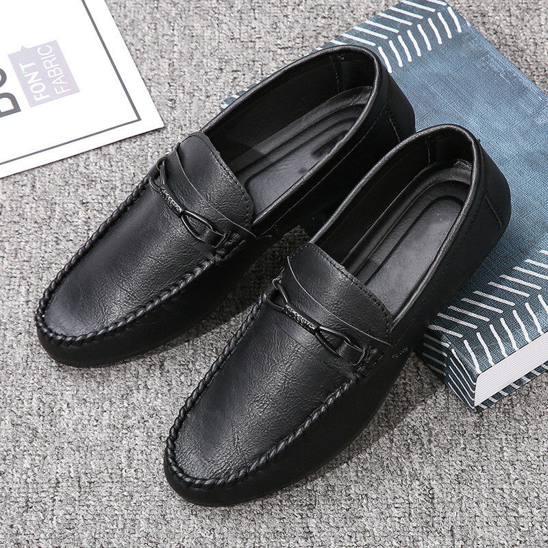 Comfort Stride Leather Loafers