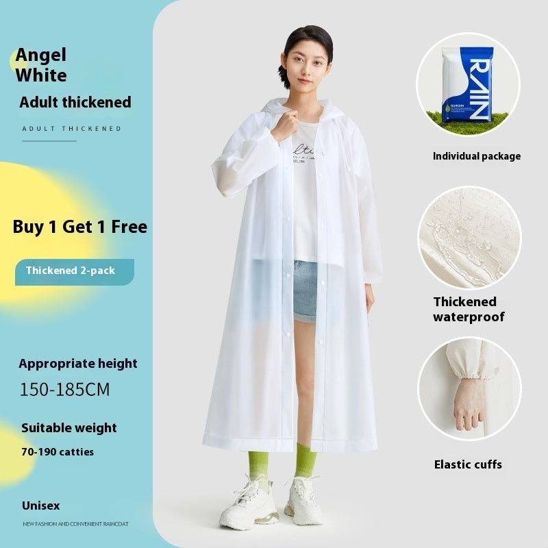 Non-disposable Thickened One-piece Raincoat