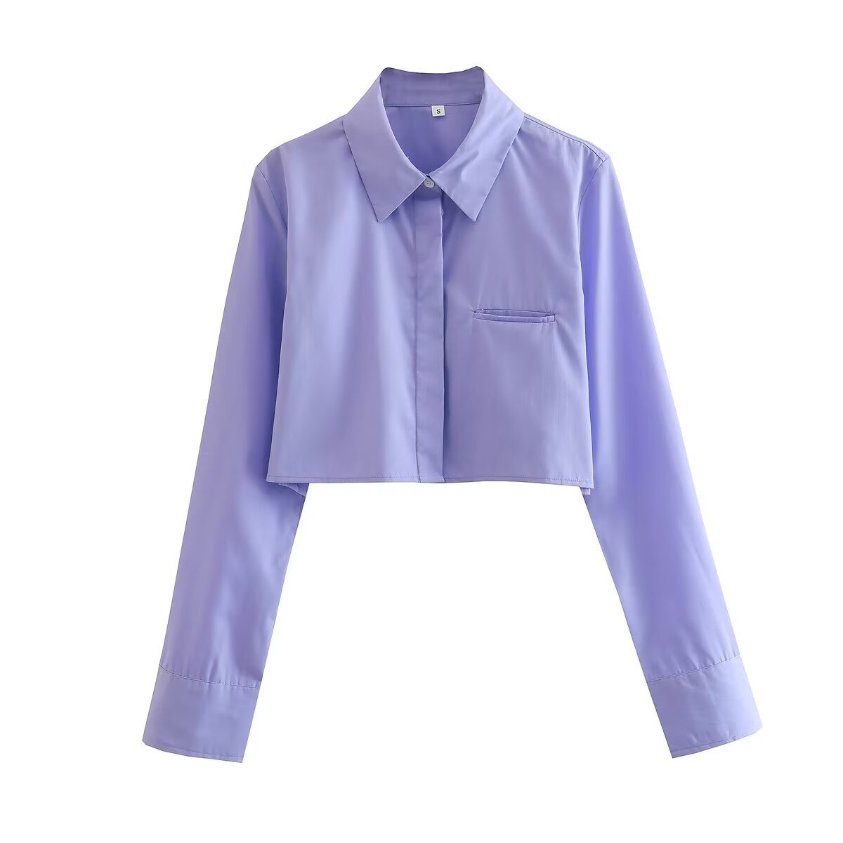 Sleek Style Long Sleeve Button-Up