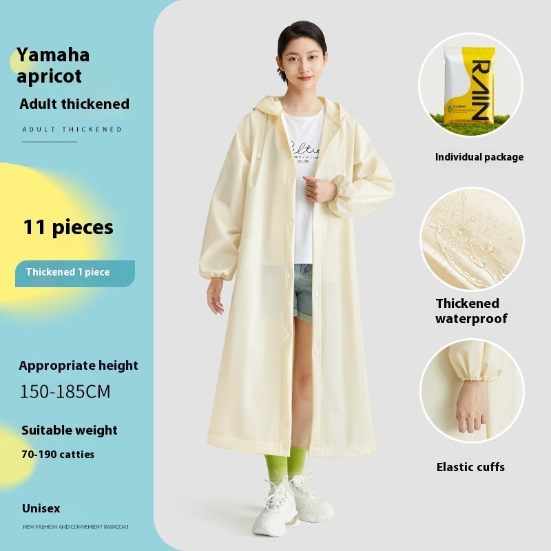 Non-disposable Thickened One-piece Raincoat