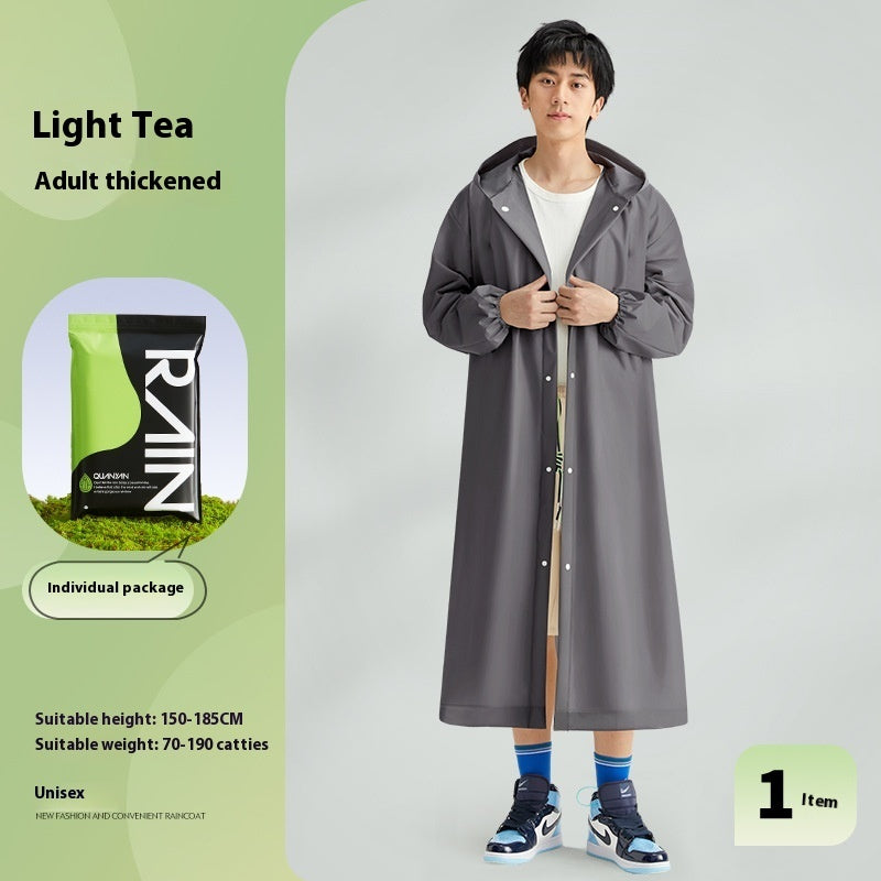 Non-disposable Thickened One-piece Raincoat