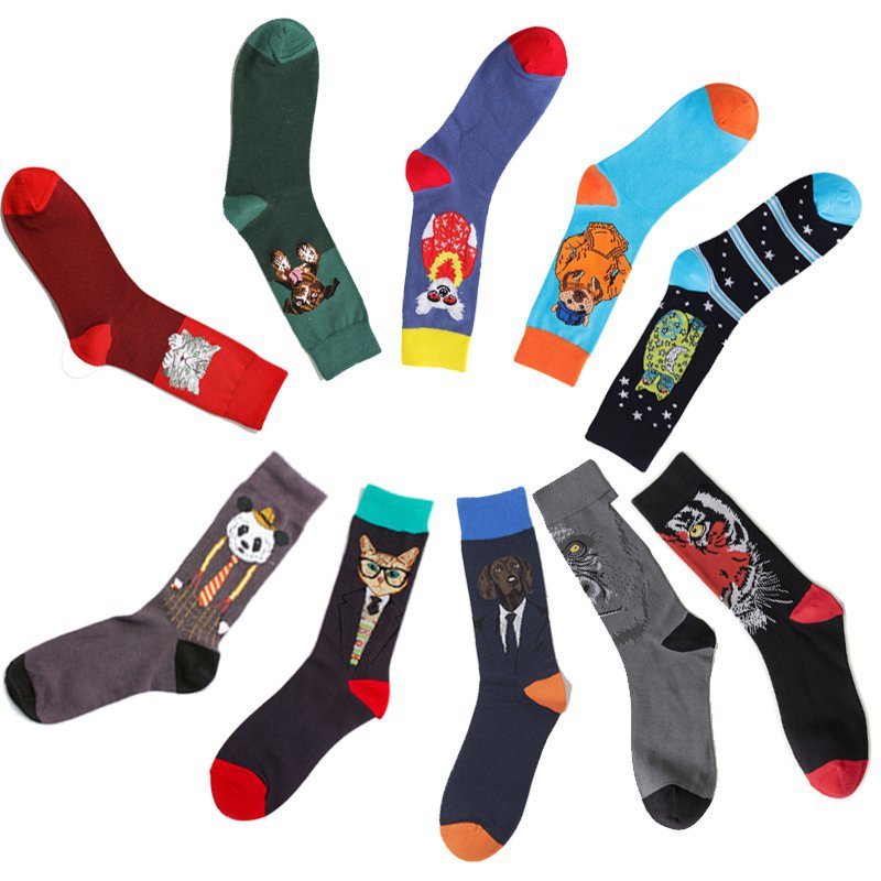 Cartoon Craze Men’s Socks Collection