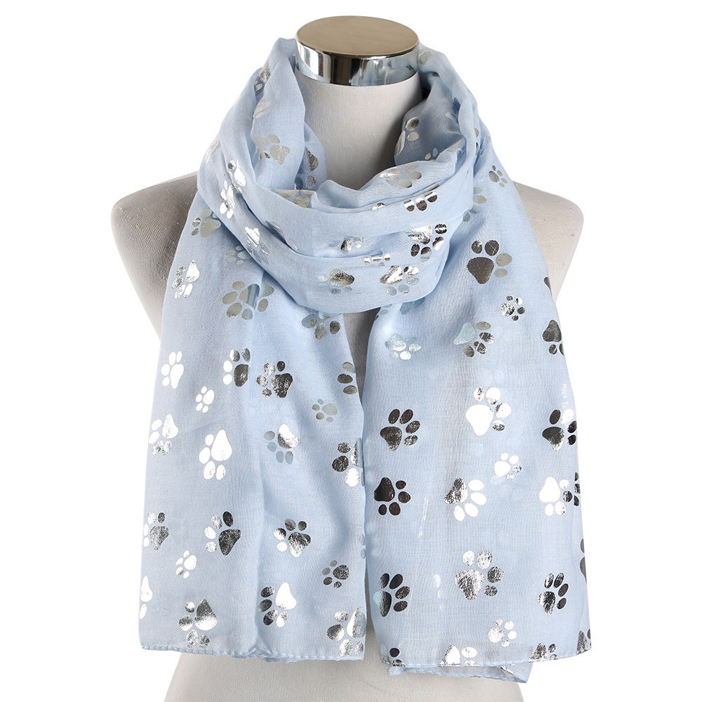 Spring And Summer European And American Polyester Printed Scarf Long Shawl