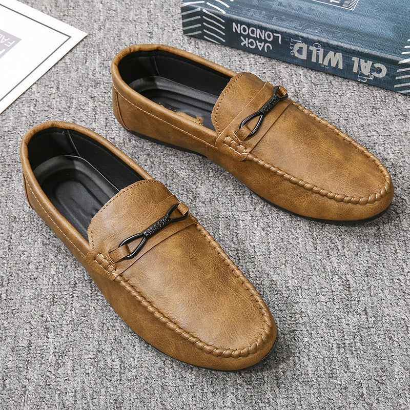 Comfort Stride Leather Loafers