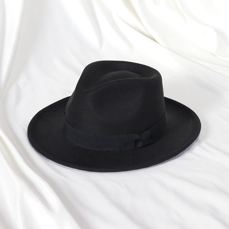 Retro Charm Bowknot Jazz Hat