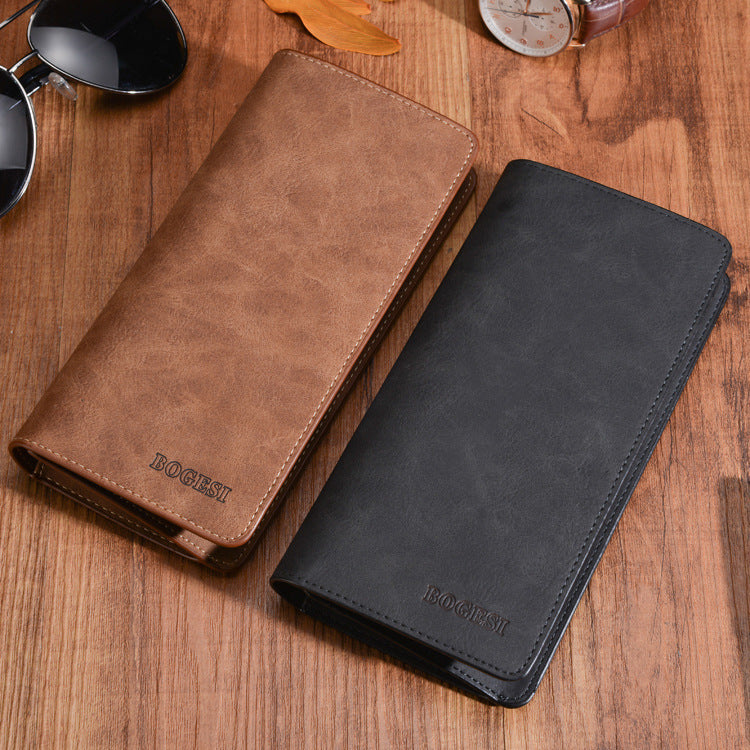 Slim Fit Men's Long Card Holder Wallet